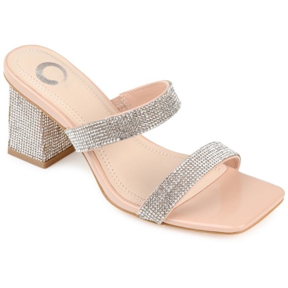 Journee Collection Womens Shandee Tru
Comfort Foam Rhinestone Detail new